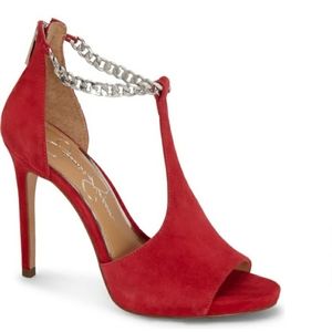 Jessica Simpson Rexa Heel Sandals 10M New